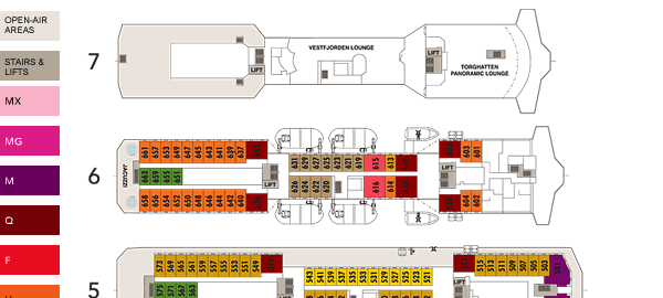 Virtual Tour of MS Nordnorge